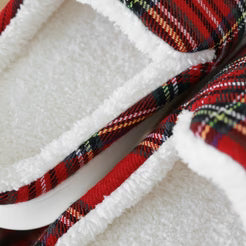 Valora Pofuduk  Ekoseli Ev Ayakkabısı